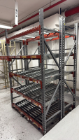 (5) SECTIONS OF ASSORTED PALLET RACKING 22 BEAMS - 2