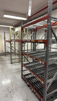 (5) SECTIONS OF ASSORTED PALLET RACKING 22 BEAMS - 3