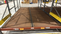 (6) SECTIONS OF PALLET RACKING 19&rdquo; W/ 120 BEAMS AND RACK CONVEYORS 50&rdquo; X 190&rdquo; - 4