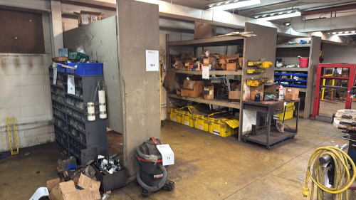 (2) WOOD SHELVING 24&rdquo; X 99&rdquo; X 90&rdquo; AND (1) WOOD SHELVING 48&rdquo; X 99&rdquo; X 90&rdquo;