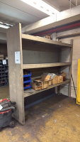 (2) WOOD SHELVING 24&rdquo; X 99&rdquo; X 90&rdquo; AND (1) WOOD SHELVING 48&rdquo; X 99&rdquo; X 90&rdquo; - 2