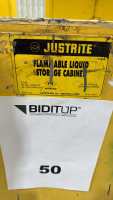 JUSTRITE FLAMMABLE LIQUID STORAGE CABINET 22 GALLON CAPACITY 35&rdquo; X 22&rdquo; X 31&rdquo; - 3