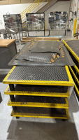 (4) METAL PLATFORMS 96&rdquo; X 36&rdquo; X 8&rdquo;