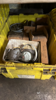 LOT OF ASSORTED PARTS, BEARINGS, GUAGES - 6