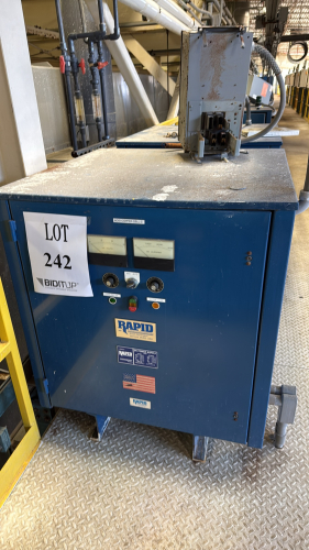 RAPID POWER CORPORATION RECTIFIER AC INPUT VOLTS: 460, AMPS: 50, HZ: 60, PHASE 3, DC OUTPUT VOLTS: 9, AMPS: 3000, KW: 27, DUTY: CONT