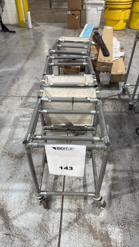 (3) METAL CARTS