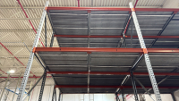 (2) SECTIONS OF PALLET RACKING 19&rdquo; W/ 36 BEAMS AND ASSORTED RACK CONVEYORS - 3