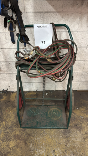 WELDING CART W/ (2) TORCHES