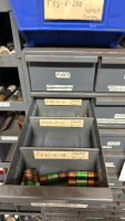 PARTS CABINET W/ FUSES, RELAYS, LIGHT BULBS - 4
