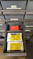 PARTS CABINET W/ FUSES, RELAYS, LIGHT BULBS - 8