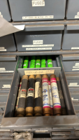 PARTS CABINET W/ FUSES, RELAYS, LIGHT BULBS - 11