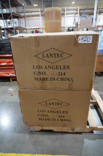 (2) BOXES OF HEAT RECOVERY MEDIA, RTO, PLASTIC TOWERS ;