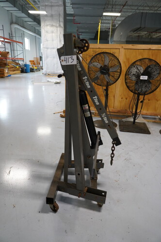 PITTSBURG HEAVY DUTY 2 TON A FRAME ENGINE HOIST ; WITH PITTSBURG HEAVY DUTY 8 TON LONG RAM CYCLINDER