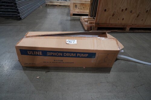 ULINE S-17128 SIPHON DRUM PUMPS ; IN (1) BOX