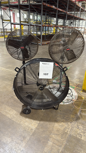 (3) WAREHOUSE FANS