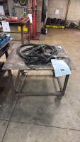 METAL TABLE 50&rdquo; X 27&rdquo; X 38, METAL TABLE ON CASTER 36&rdquo; X 40&rdquo; X 30&rdquo; - 2