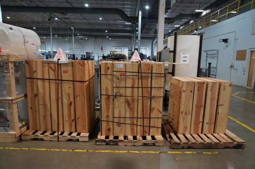 (14) ASSORTED POUROUS POTS IN CRATES ;