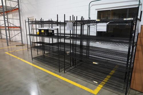 SECTIONAL WIRE RACKING; 2'X 6' X 73"