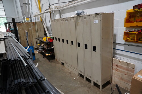 (14) LOCKERS IN TOOL SHOP ;