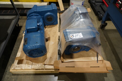 SKID WITH (2) GEAR REDUCERS ;