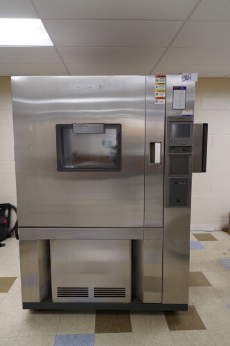 2008 ESPEC TEMPERATURE AND HUMIDITY CHAMBER ESZ-4CA; 56" X 58"X 81", TEMPERTURE RANGE -70oC TO 180oC, INCLUDES COLOR TOUCHSCREEN INTERFACE, HONEYWELL DR4500 TRULINE CIRCULAR CHART RECORDER, 208V, 3 PH, 60 HZ, EQUIPMENT WEIGHT 1390 Lbs.; Ser No: 19274