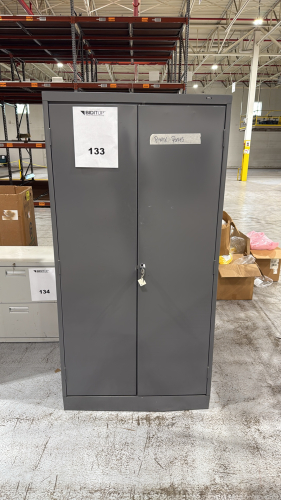 (2) STORAGE CABINETS W/ CONTENT