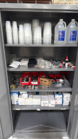 (2) STORAGE CABINETS W/ CONTENT - 2