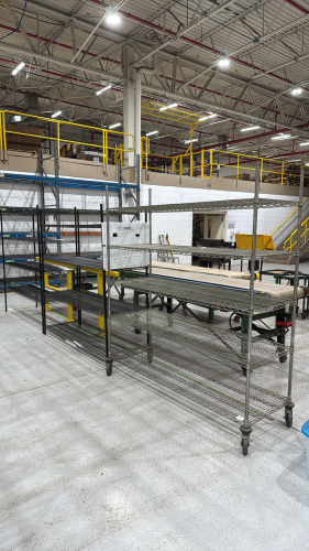 (2) WIRE RACKS
