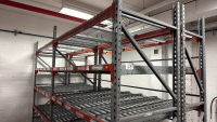 (4) SECTION OF PALLET RACKING 96&rdquo; (48) BEAMS AND RACK CONVEYOR 12&rdquo; X 57&rdquo; - 6
