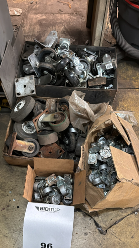 LOT OF ASSORTED CASTERS