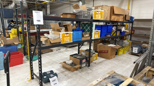 (3) SECTIONS OF SHELVING 12 BEAMS