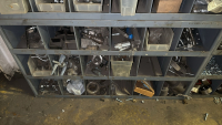 PART CABINET W/ NUTS AND BOLTS - 5