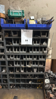 PART CABINET W/ BEARINGS, NUTS, BOLTS