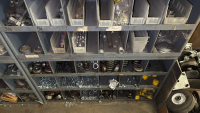 PART CABINET W/ BEARINGS, NUTS, BOLTS - 4