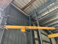 &frac14; Tons Jib Crane Harrington