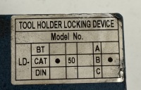 CAT 50 TOOL LOCKING DEVICE. LD-CAT 50B - 5