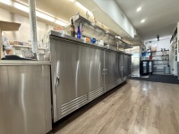 CoolTec Refriderated Prep Station - 144" Length with 3 Prep Trays - 2
