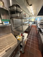 METRO 4 Tier Shelf Stainless Steel Rolling Cart. - 2