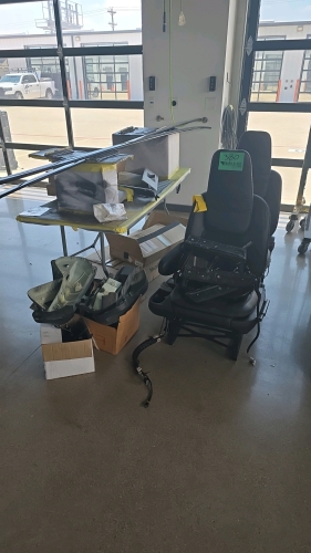 Misc. Car Parts, Tables, Shelves w/ Hardware