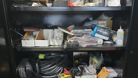 Tennsco Cabinet and Assorted Contents - 7