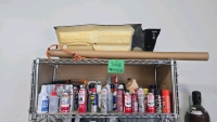 Wire Cage Cart W/ Casters 60in X 2&rsquo; X 69&rdquo; W/ content - 3