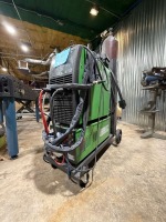EVERLAST POWERTIG WELDING MACHINE 400EXT NO:012202380 WITH EVERLAST WATERCOOLER NO: 692201746, NOVA VARIABLE AMP CONTROL PEDAL MODEL: NWI-FP-22-EV7 , WELDING CART & TANK
