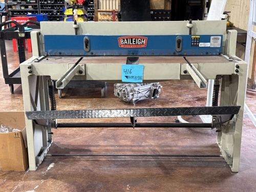 2021 BAILEIGH MANUAL 16 GUAGE FOOT SHEAR MODEL: SF-5216F, SN: 22709012