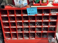 W&Uuml;RTH 40 HOLE BIN ORGANIZER WITH ASSTD SCREWS & WASHERS