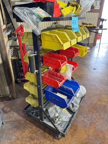 DOUBLE SIDED BIN STORAGE RACK