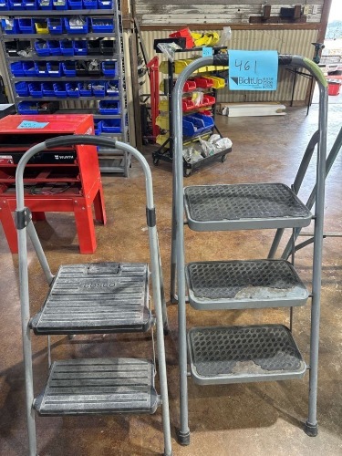 LOT OF (2) ASSTD STEP STOOLS