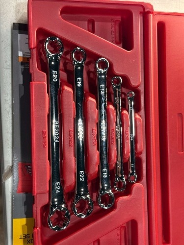 MAC TOOLS 5PC TORX BOX WRENCH SET MODEL: SBE5B