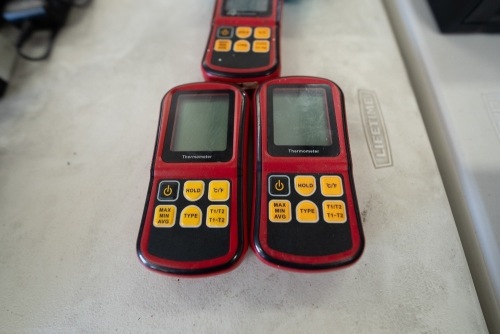 LOT OF (3) HANDHELD THEMOMETERS
