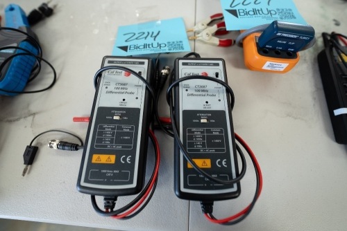 LOT OF (2) CAL TEST ELECTRONICS DIFFERENTIAL PROBES MODEL: CT3687