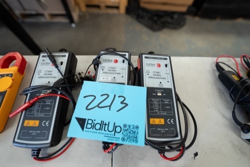 LOT OF (3) CAL TEST ELECTRONICS DIFFERENTIAL PROBES MODEL: CT3687